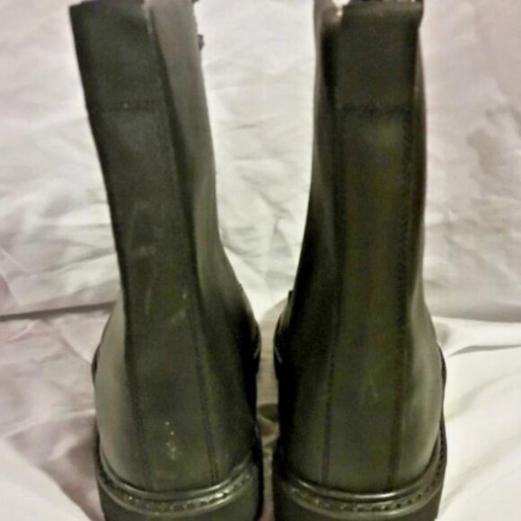 MENS sz8R ECHTES LEDER GERMAN MILITARY LEATHER COMBAT JUMP MASTER BOOTS IH 00154 main image 11